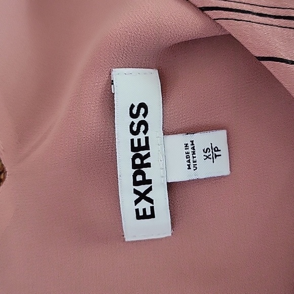 Express Satin Silky Paisley Print Spaghetti Strap Cami Top Blouse Size XS EUC - Picture 3 of 9